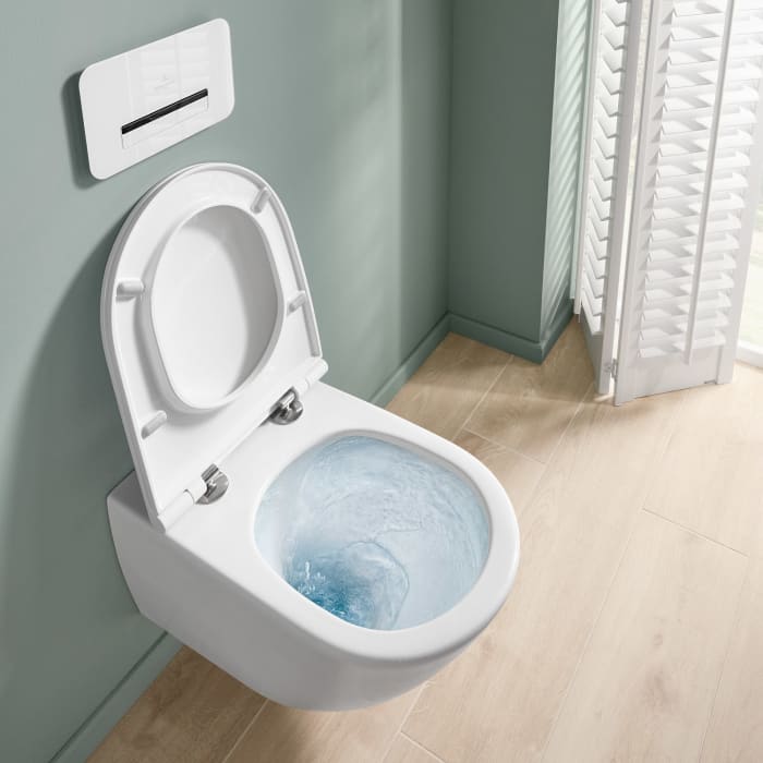 Villeroy & Boch Universo TwistFlush Combi-Pack, wandhängend, mit TwistFlush