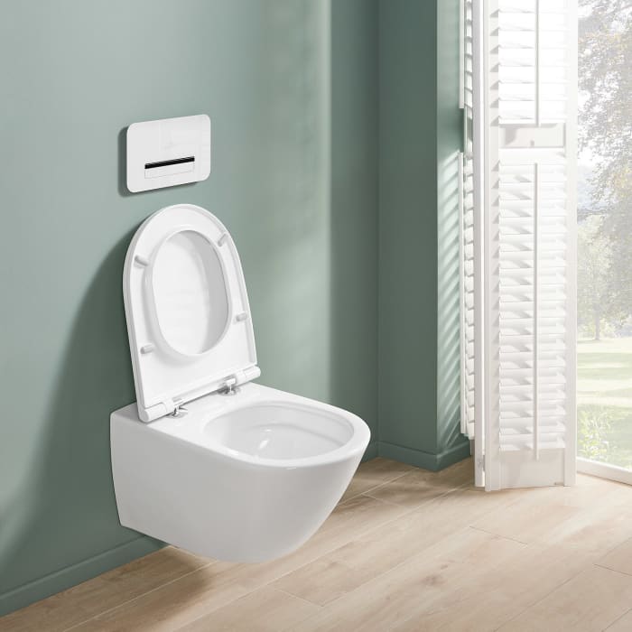 Villeroy & Boch Universo TwistFlush Combi-Pack, wandhängend, mit TwistFlush
