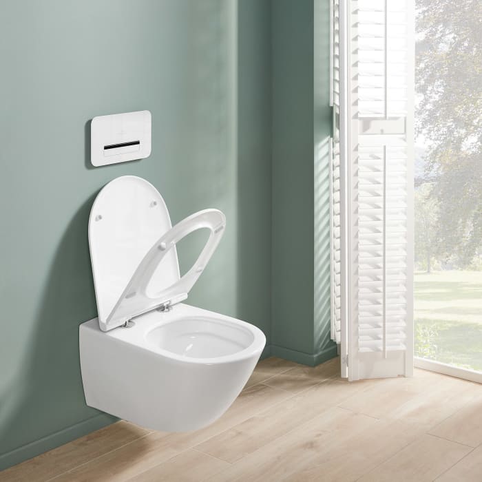 Villeroy & Boch Universo TwistFlush Combi-Pack, wandhängend, mit TwistFlush