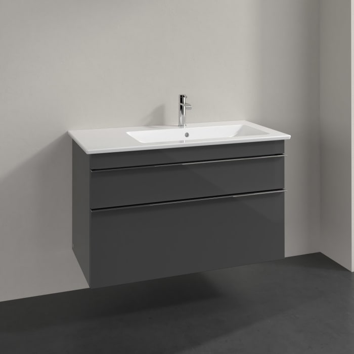 Villeroy & Boch Venticello Waschtischunterschrank 95,3 x 59 cm, 2 Auszüge, für Waschbecken rechts