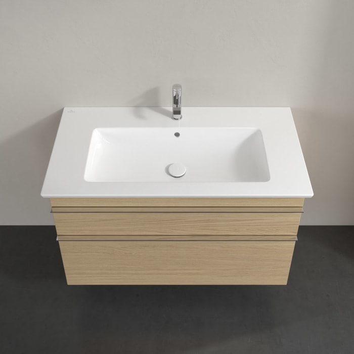 Villeroy & Boch Venticello Waschtischunterschrank 95,3 x 59 cm, 2 Auszüge, für Waschbecken mittig