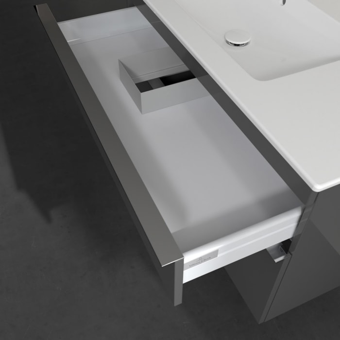 Villeroy & Boch Venticello Waschtischunterschrank 95,3 x 59 cm, 2 Auszüge, für Waschbecken links