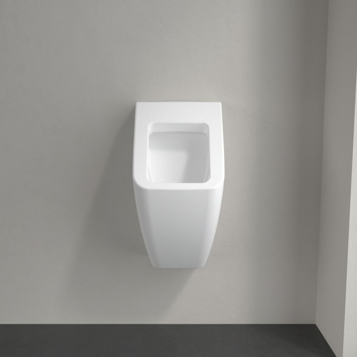 Villeroy & Boch Venticello Absaug-Urinal, ohne Deckel, DirectFlush, Zulauf verdeckt