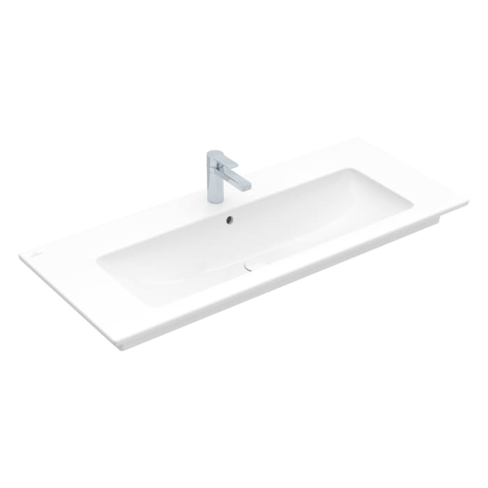 Villeroy & Boch Venticello Schrankwaschtisch 120 x 50 cm, mit 1 Hahnloch, mit Überlauf