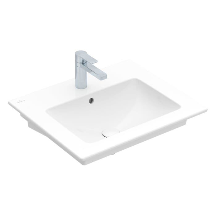 Villeroy & Boch Venticello Waschtisch 60 x 50 cm, mit 1 Hahnloch, mit Überlauf