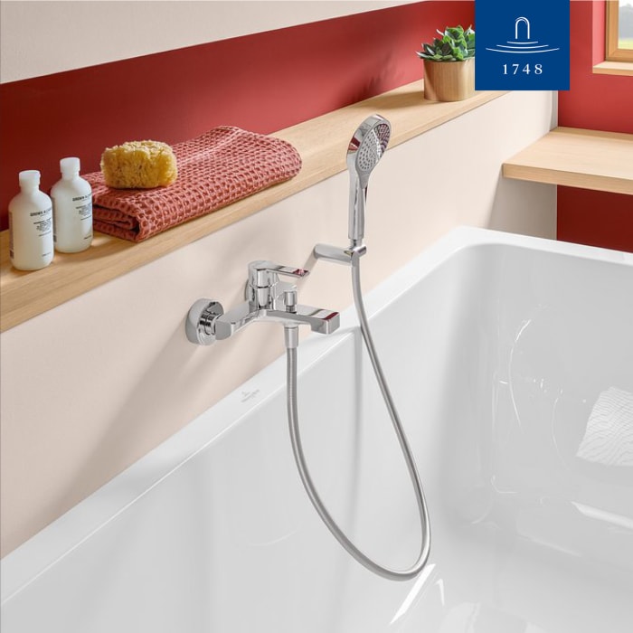 Villeroy & Boch Verve Showers Handbrause mit drei Strahlarten