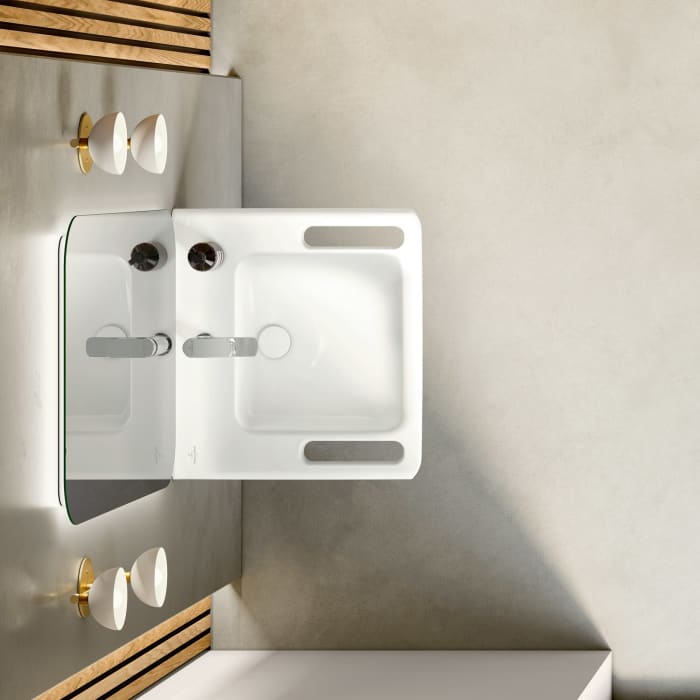 Villeroy & Boch ViCare Waschbecken ViCare 60 x 55 cm, ohne Überlauf