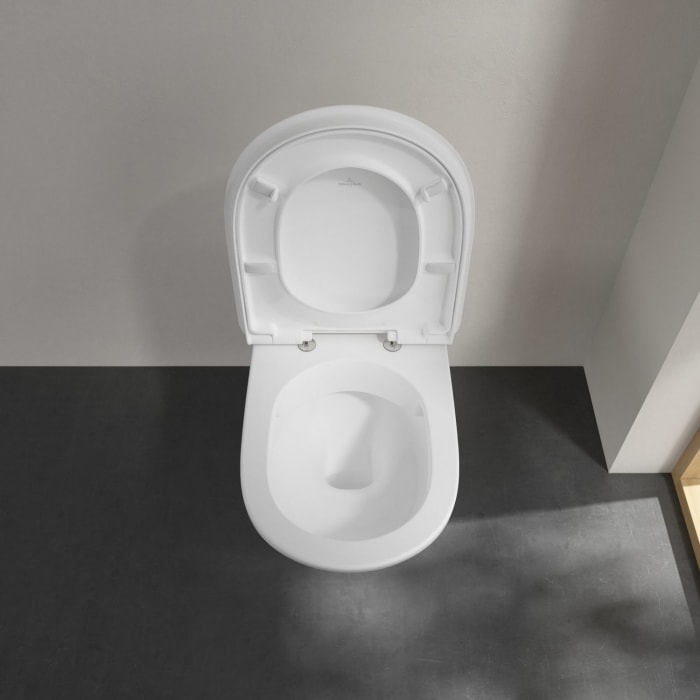 Villeroy & Boch Vicare Tiefspül-WC spülrandlos, 36 x 70 cm, für WC-Sitz