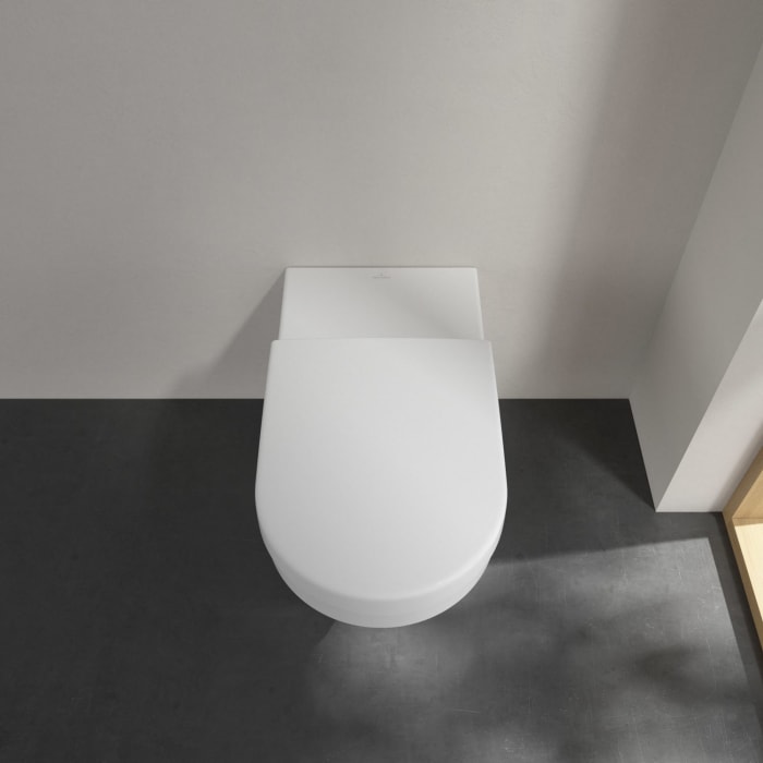 Villeroy & Boch Vicare Tiefspül-WC spülrandlos, 37 x 70 cm, für WC-Sitz