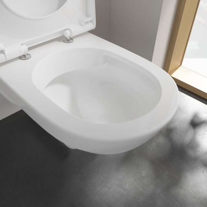Villeroy & Boch Vicare Tiefspül-WC spülrandlos, 36 x 70 cm, für WC-Sitz