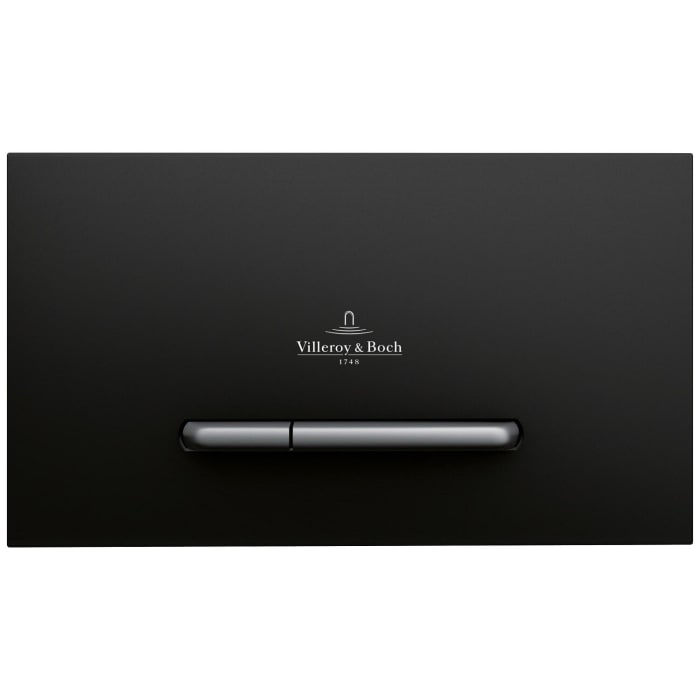 Villeroy & Boch Viconnect Betätigungsplatte 300S mit Tasten in chrom matt