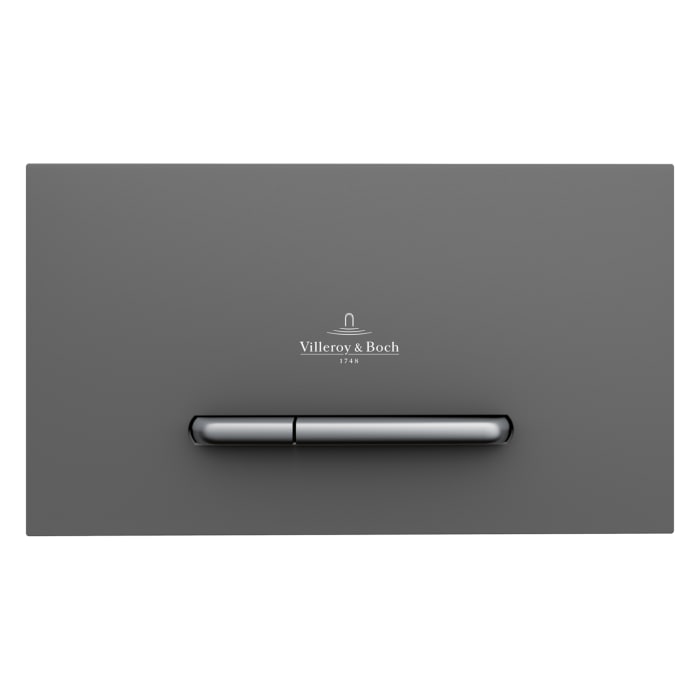 Villeroy & Boch Viconnect Betätigungsplatte 300S mit Tasten in chrom matt