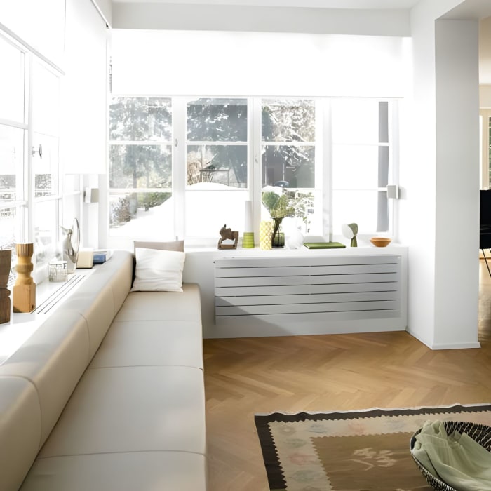 Zehnder Nova ZNH-056 Heizkörper horizontal 160 x 57,5 x 4,7 cm, Anschlussart 7610