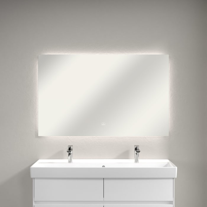 Villeroy & Boch More to See Lite Badspiegel 120 x 75 cm mit umlaufendem LED Licht