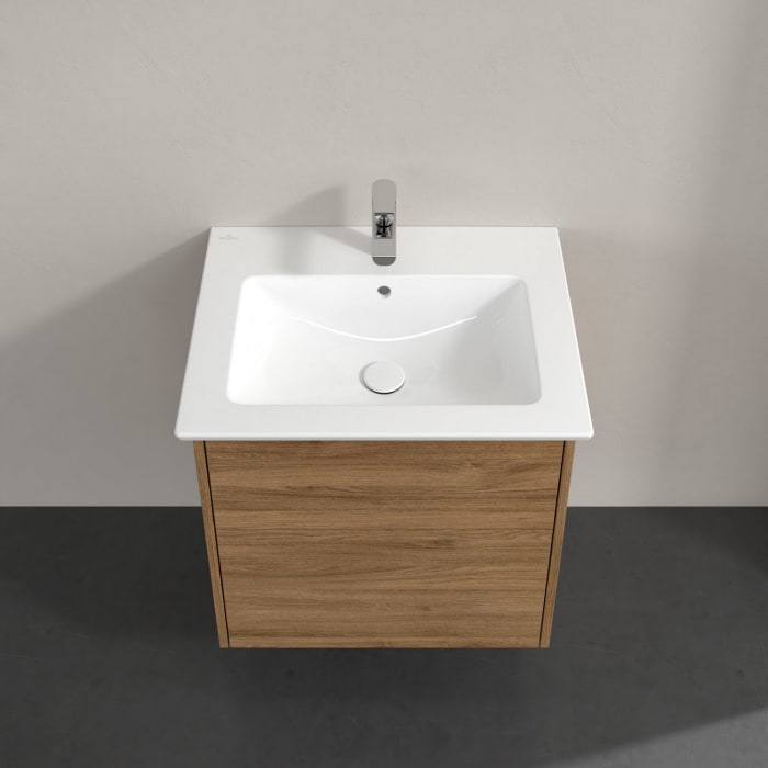 Villeroy & Boch Finero Waschtischunterschrank 65 cm mit Waschtisch, 2 Auszüge