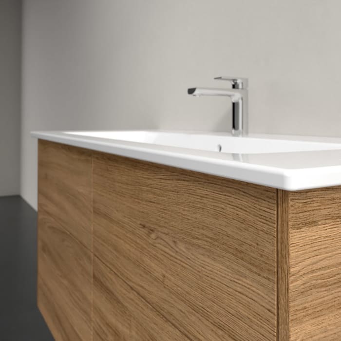 Villeroy & Boch Finero Waschtischunterschrank 120 cm mit Waschtisch und Spiegelschrank, 4 Auszüge