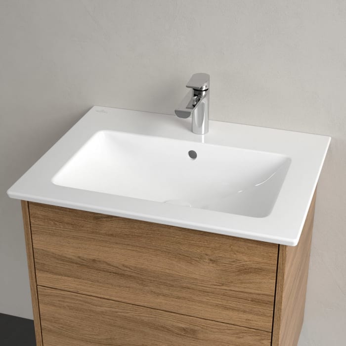 Villeroy & Boch Finero Waschtischunterschrank 65 cm mit Waschtisch, 2 Auszüge