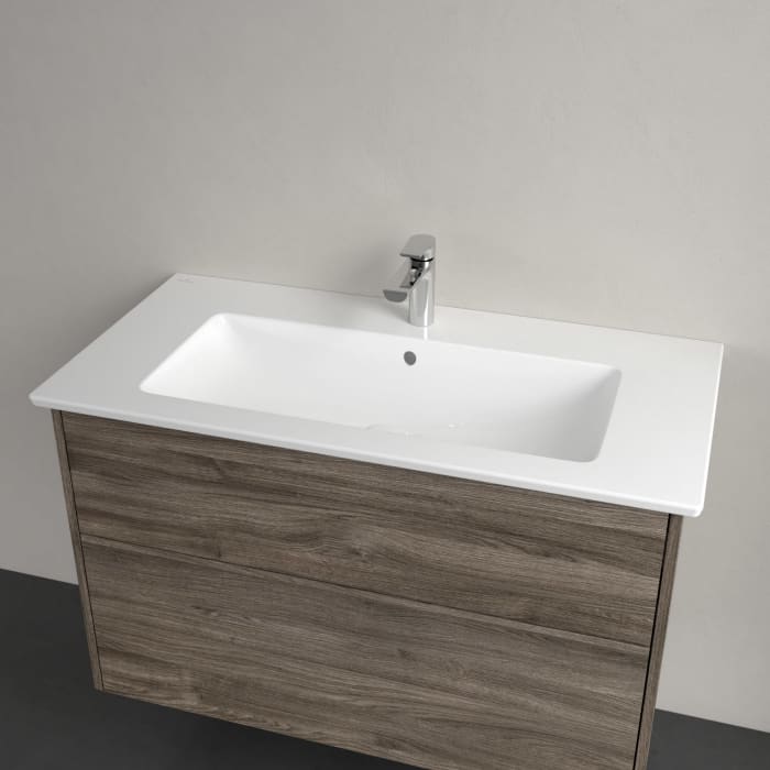 Villeroy & Boch Finero Waschtischunterschrank 100 cm mit Waschtisch, 2 Auszüge