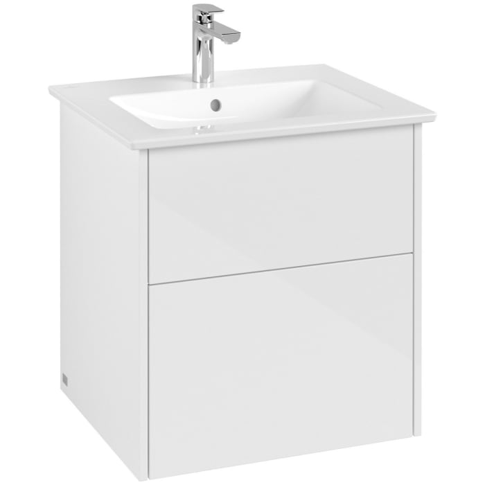 Villeroy & Boch Finero Waschtischunterschrank 60 cm mit Waschtisch, 2 Auszüge