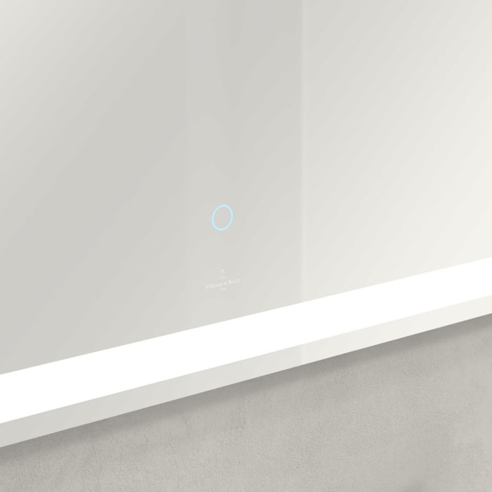 Villeroy & Boch Finero Waschtischunterschrank 100 cm mit Waschtisch und Spiegel, 2 Auszüge