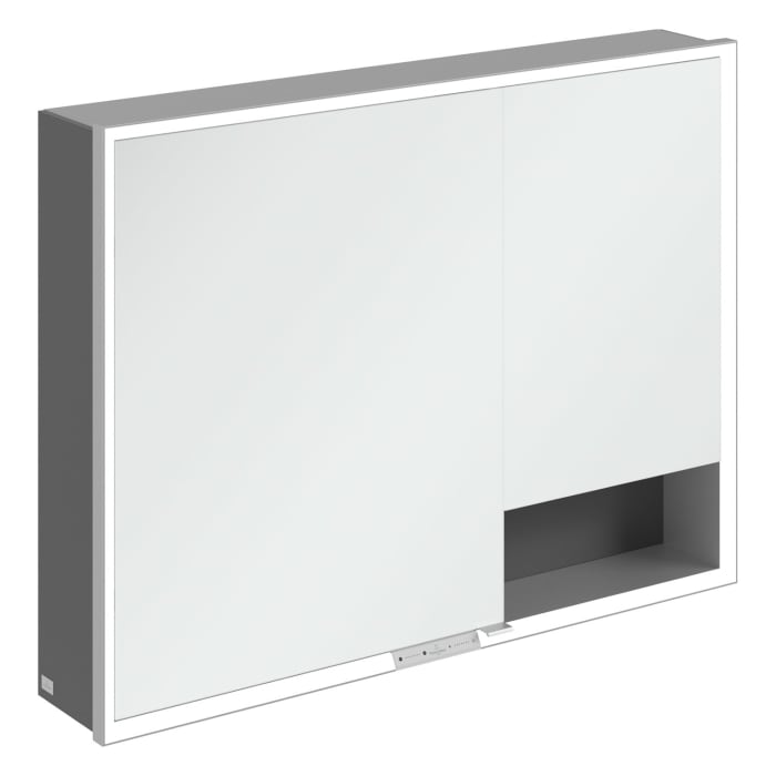 Villeroy & Boch My View+ Aufputz-Spiegelschrank 100 x 75 cm