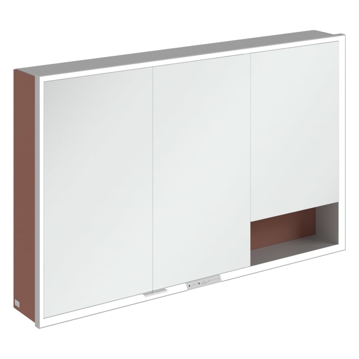 Villeroy & Boch My View+ Aufputz-Spiegelschrank 120 x 75 cm