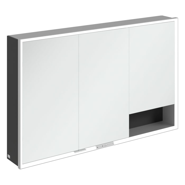 Villeroy & Boch My View+ Aufputz-Spiegelschrank 120 x 75 cm