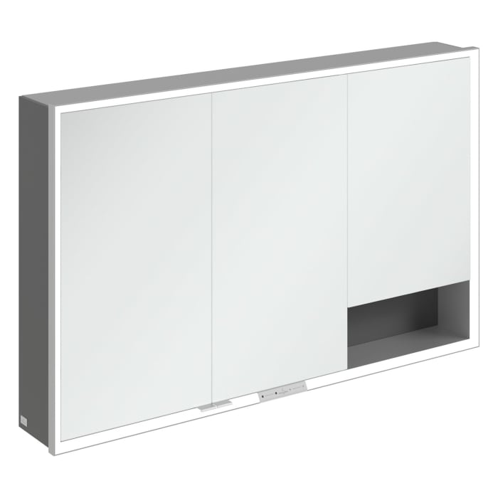 Villeroy & Boch My View+ Aufputz-Spiegelschrank 120 x 75 cm