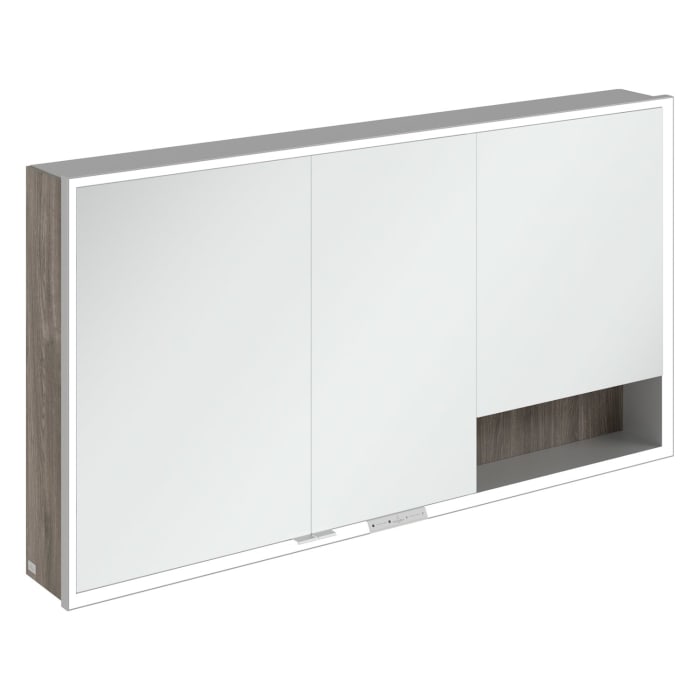 Villeroy & Boch My View+ Aufputz-Spiegelschrank 140 x 75 cm