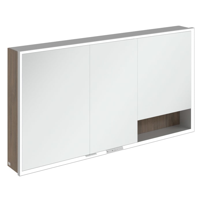 Villeroy & Boch My View+ Aufputz-Spiegelschrank 140 x 75 cm