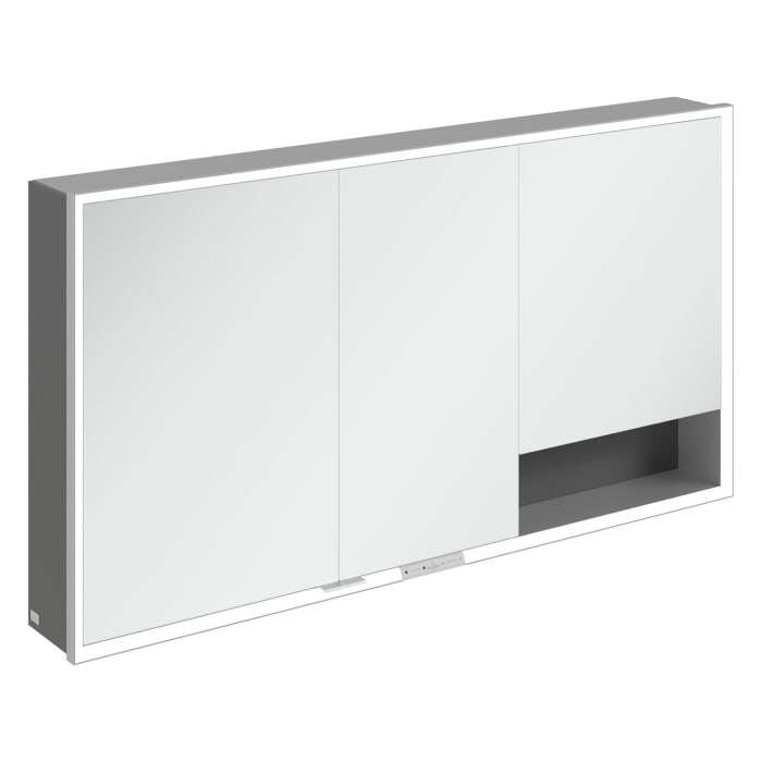 Villeroy & Boch My View+ Aufputz-Spiegelschrank 140 x 75 cm