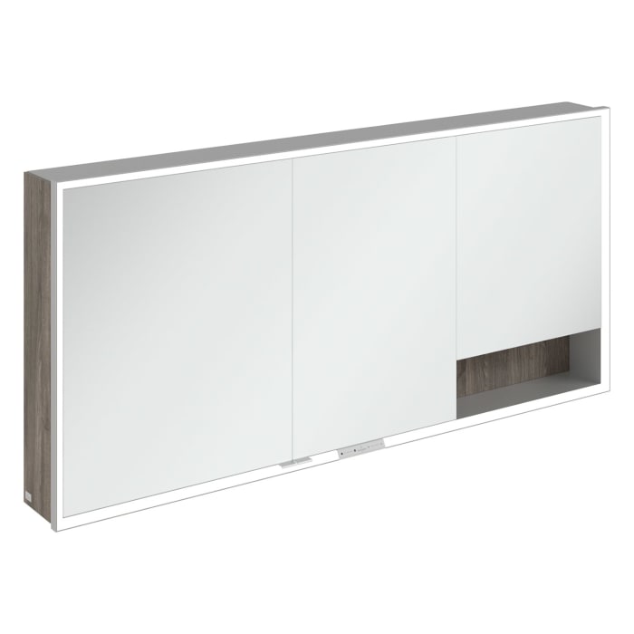 Villeroy & Boch My View+ Aufputz-Spiegelschrank 160 x 75 cm