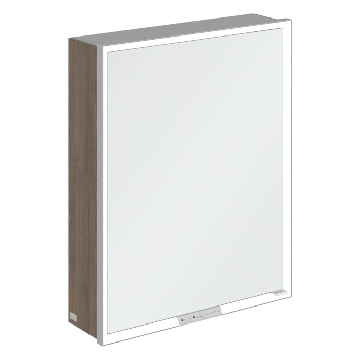 Villeroy & Boch My View+ Aufputz-Spiegelschrank 60 x 75 cm, Anschlag links