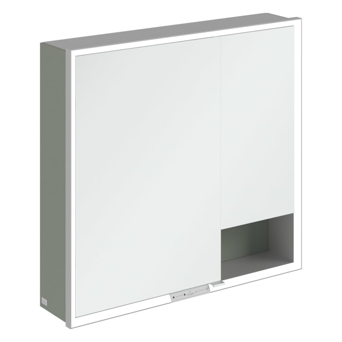 Villeroy & Boch My View+ Aufputz-Spiegelschrank 80 x 75 cm