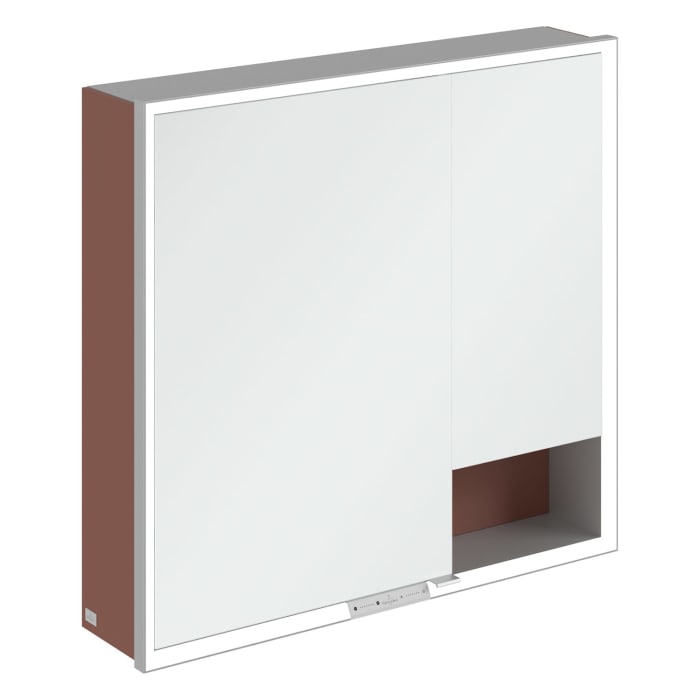 Villeroy & Boch My View+ Aufputz-Spiegelschrank 80 x 75 cm
