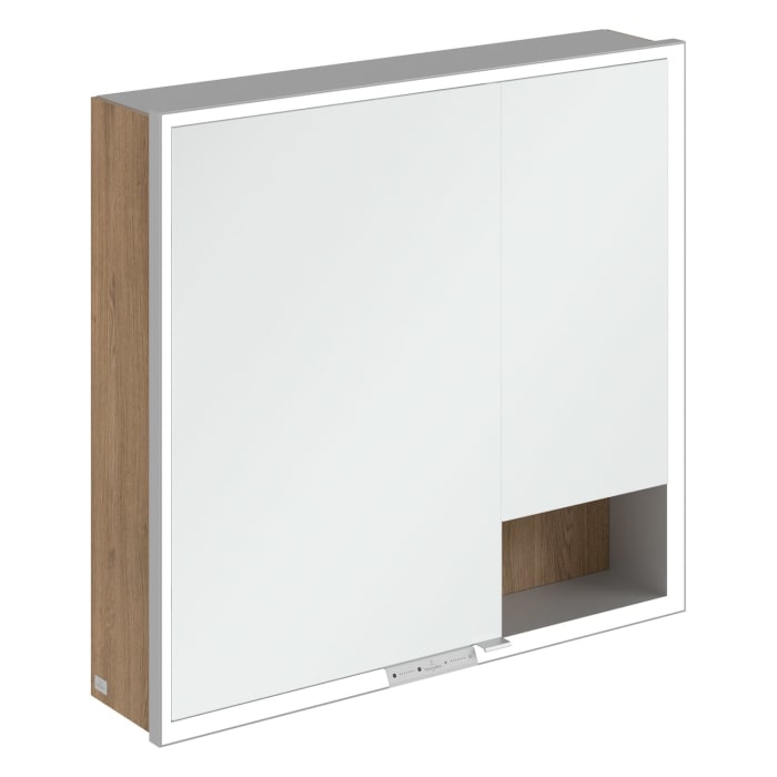 Villeroy & Boch My View+ Aufputz-Spiegelschrank 80 x 75 cm