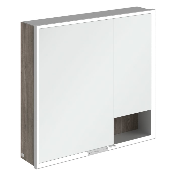 Villeroy & Boch My View+ Aufputz-Spiegelschrank 80 x 75 cm