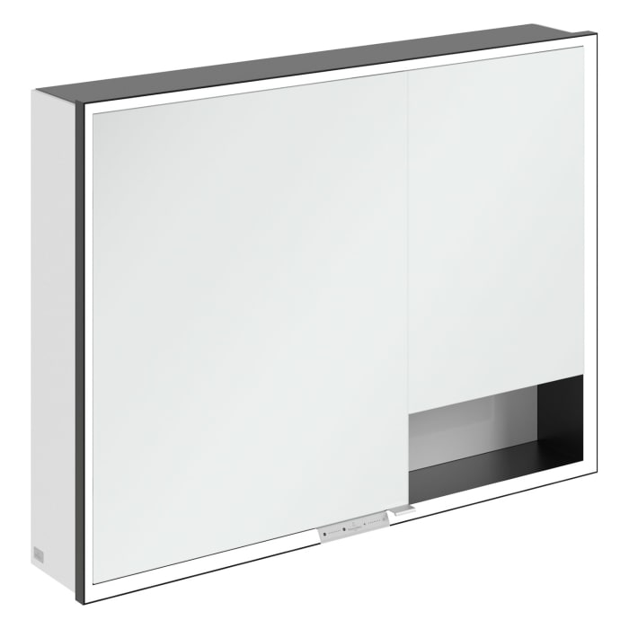 Villeroy & Boch My View+ Aufputz-Spiegelschrank 100 x 75 cm