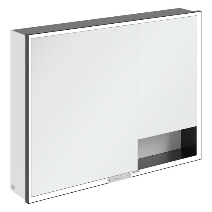 Villeroy & Boch My View+ Aufputz-Spiegelschrank 100 x 75 cm