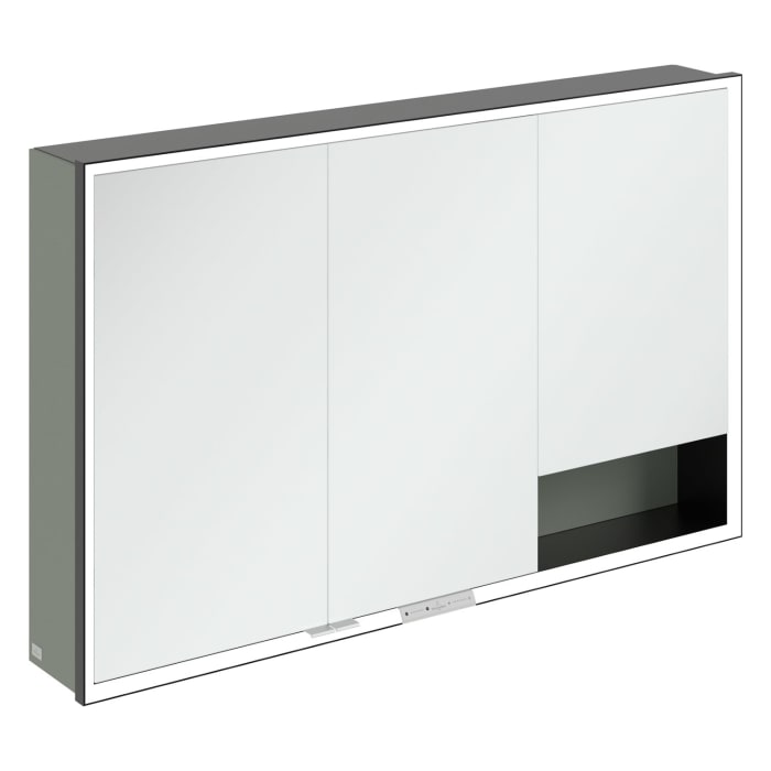 Villeroy & Boch My View+ Aufputz-Spiegelschrank 120 x 75 cm