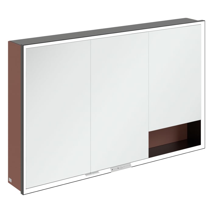Villeroy & Boch My View+ Aufputz-Spiegelschrank 120 x 75 cm
