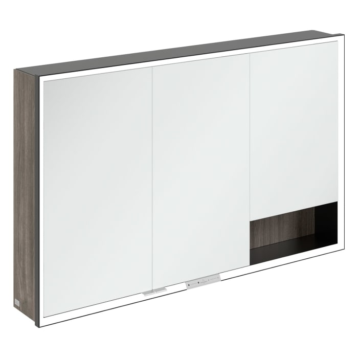 Villeroy & Boch My View+ Aufputz-Spiegelschrank 120 x 75 cm
