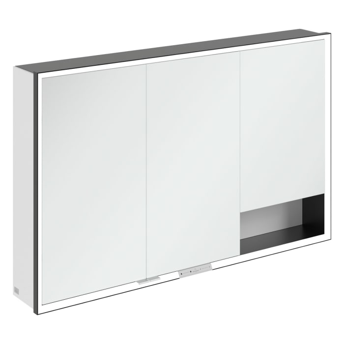 Villeroy & Boch My View+ Aufputz-Spiegelschrank 120 x 75 cm