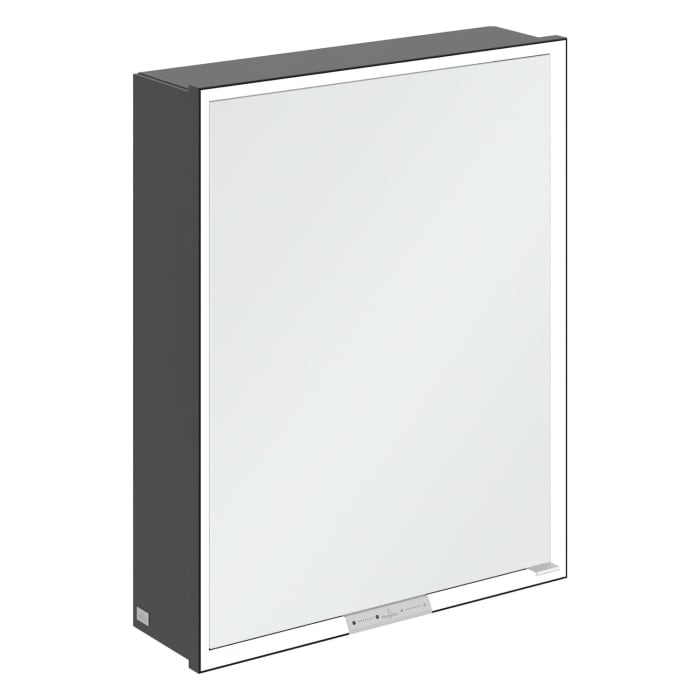 Villeroy & Boch My View+ Aufputz-Spiegelschrank 60 x 75 cm, Anschlag links