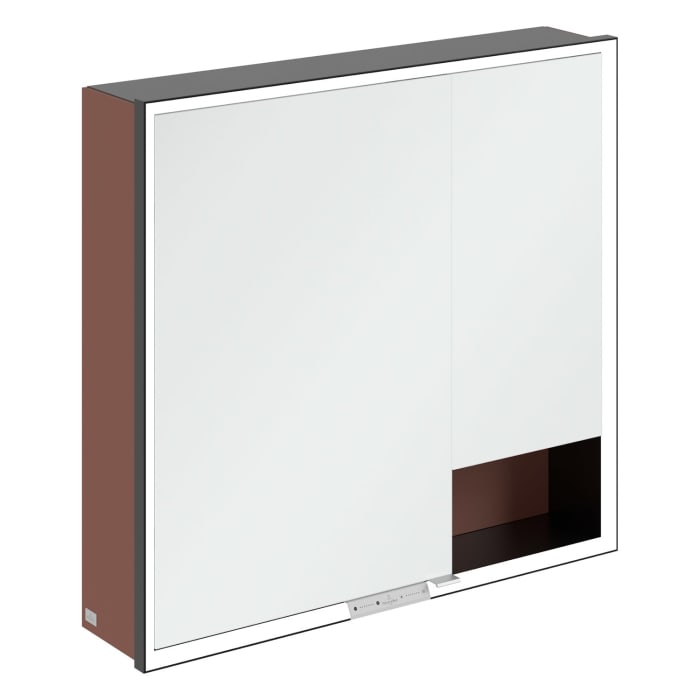 Villeroy & Boch My View+ Aufputz-Spiegelschrank 80 x 75 cm