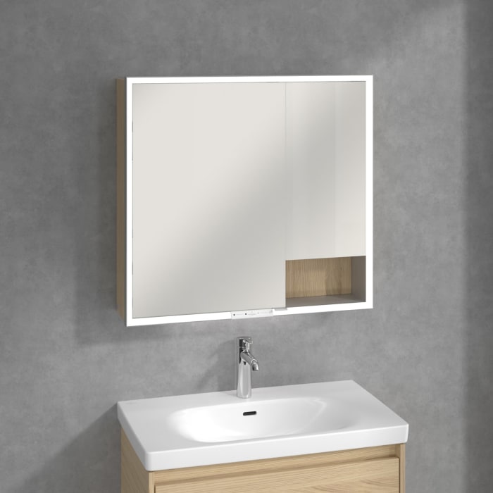 Villeroy & Boch My View+ Aufputz-Spiegelschrank 80 x 75 cm