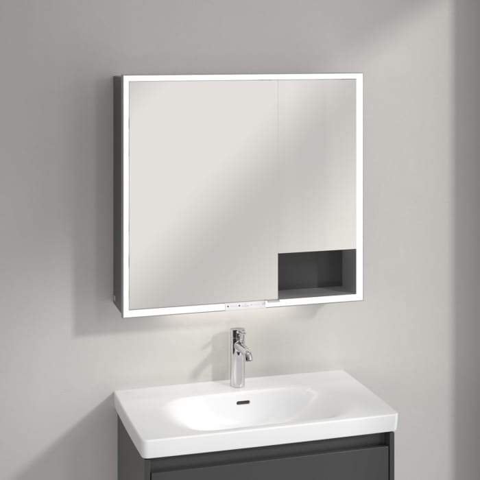 Villeroy & Boch My View+ Aufputz-Spiegelschrank 80 x 75 cm