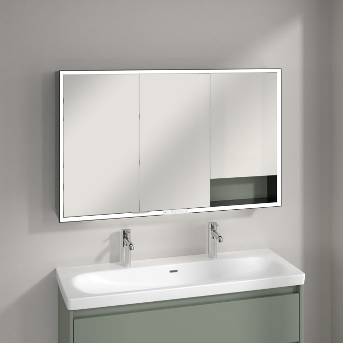 Villeroy & Boch My View+ Aufputz-Spiegelschrank 120 x 75 cm