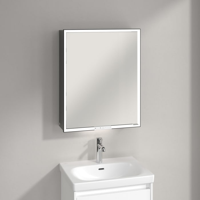 Villeroy & Boch My View+ Aufputz-Spiegelschrank 60 x 75 cm, Anschlag links