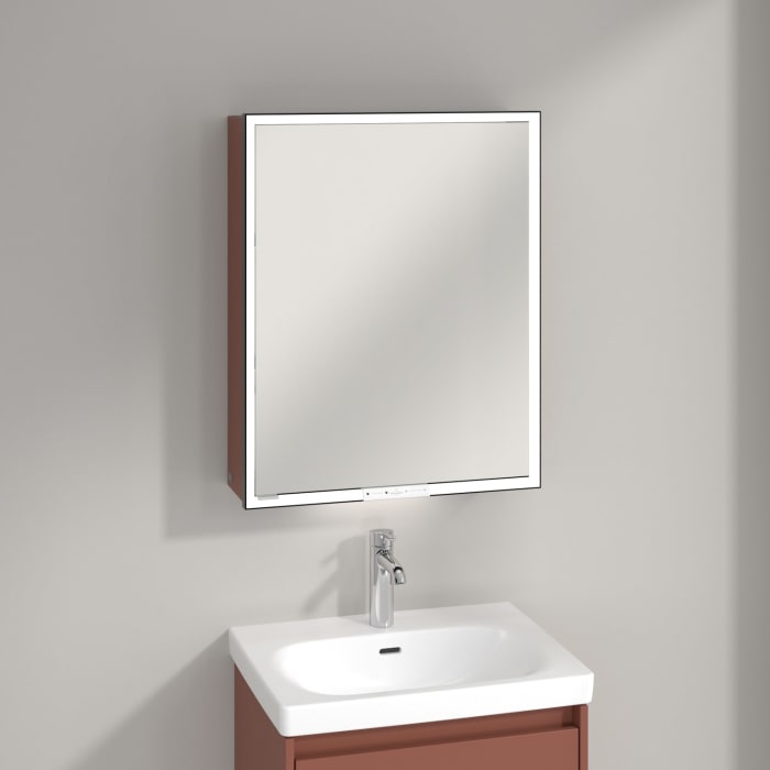 Villeroy & Boch My View+ Aufputz-Spiegelschrank 60 x 75 cm, Anschlag rechts